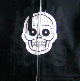 Pyromaniac- hoody Split steel skull
