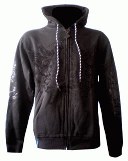 Two Angle- mikina Medwar black