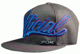 Official - čepice Official Scripto grey