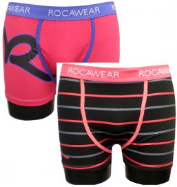 RocaWear - boxerky 2kusy RA01M0039 black/pink