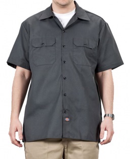 Dickies-short sleeve work charcoal