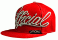Official - čepice Official Scripto red