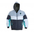 pyromaniac -  wheat - aqua / grey