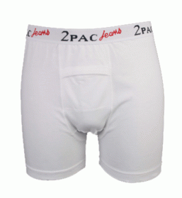 Master Dis -  boxershorts 2PAC 10171 white