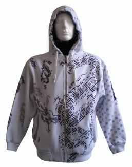 DADA - mikina 8220 white/black