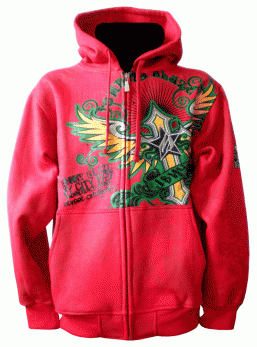 Johnny Blaze - mikina JB 1191-6248 red