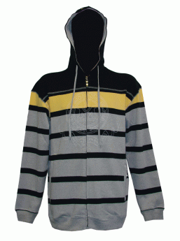 Mounko hoody MK10219 Slim tug Blk/Yellow