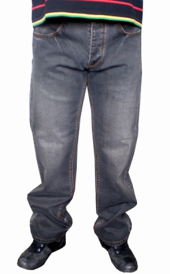 RocaWear - jeans R1108J511 black sand wash/black white