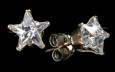 Master Dis - earrings 10009 Star 6mm Crystal 