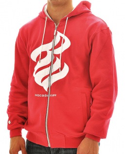 RocaWear - mikina R1108K300 cranberry