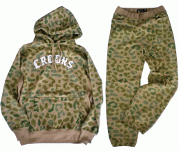 Crooks&Castles - souprava CC 1060102 leopard