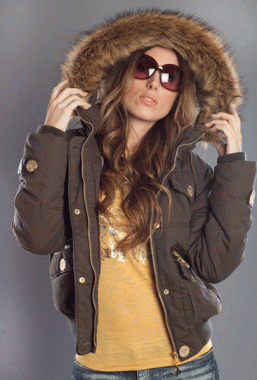 Baby Phat - bunda C5A00011 army green