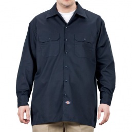 Dickies-long sleeve work navy