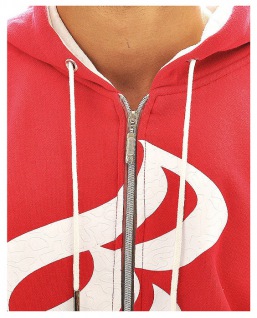 RocaWear - mikina R1108K300 cranberry