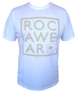 RocaWear - triko R1201T619 white/khaki