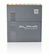 Alpha Markers - sada fix Alpha 24 kusů