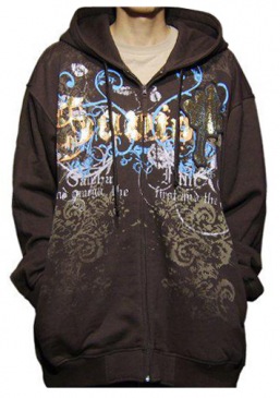 Raw Blue- hoody 7FT-6230 Brown