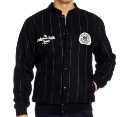 C&C I1370300 "PINSTRIPE" JACKET BLACK