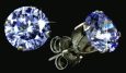 Master Dis - earrings 10009_round_6mm light saphire