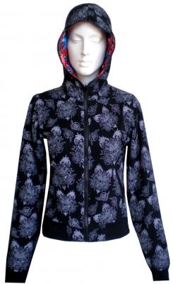 Raw Blue- hoody 7GK-585 Black