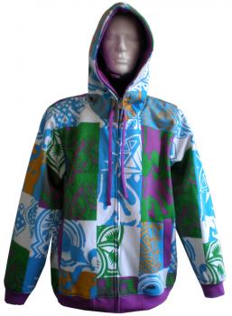 Raw Blue- hoody 7FT-6190 Aqua