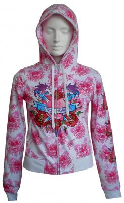 Raw Blue- hoody 7GK-583 Lady Pink