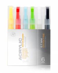 Montana ACRYLIC Set EXTRA FINE 0,7mm 