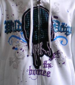 Raw Blue- hoody 7FT-5930 White